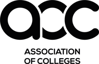 Association of Colleges black logo