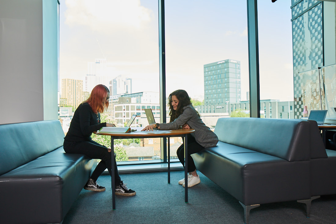 Student and teacher at a counselling session