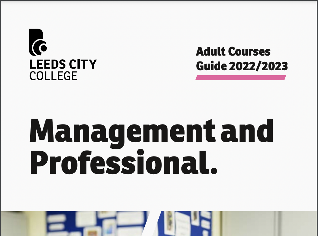 Management and Professional 22-23 Booklet Preview