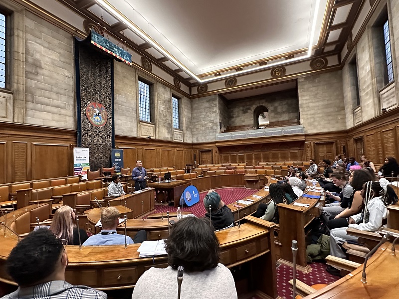 Our College Parliament meeting at Leeds Civic Hall