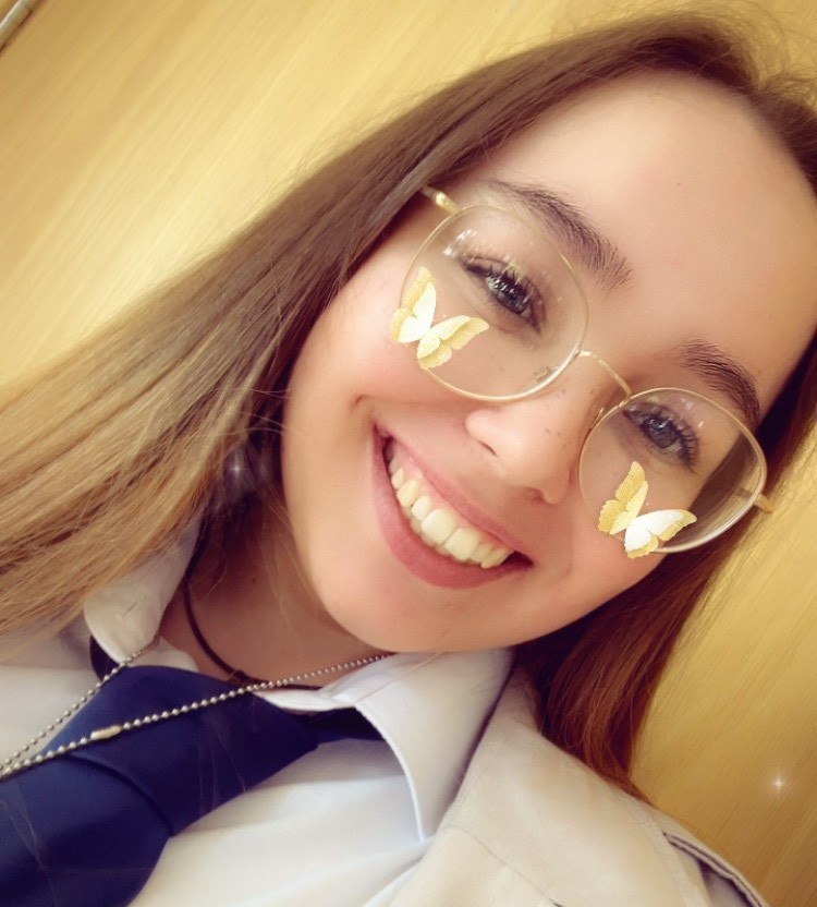 T Level student and STEM ambassador Saffy Blellock smiling