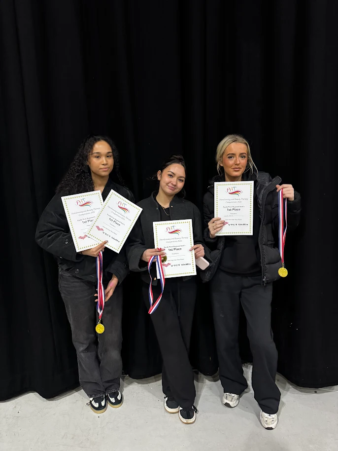 Students at AHT competition