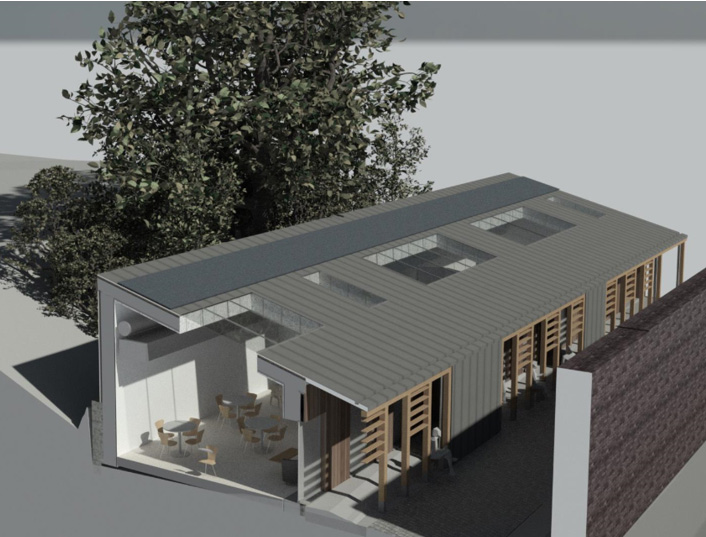 CGI image of the new building coming soon at Temple Newsam campus